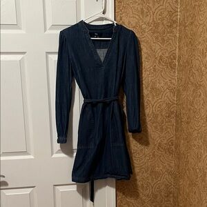 Boden Dark Blue Long Sleeve Dress
